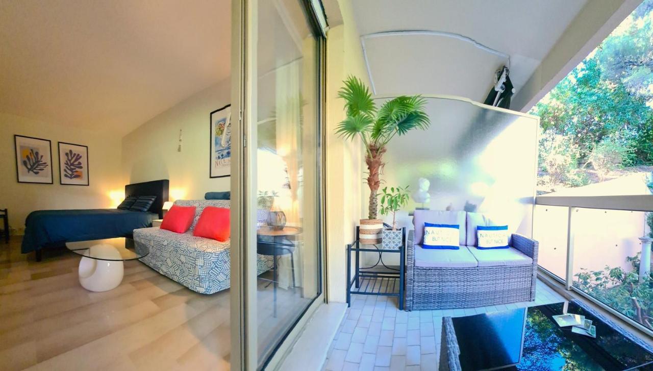 Studio Grande Terrasse A 5 Min De La Mer Nice Exteriör bild